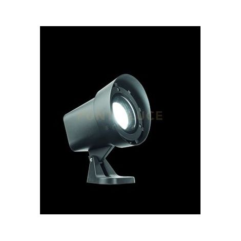 SPOT GURU GU10 NERO  H.20CM ORIENTABILE 1 LUCE ATTACCO GU11