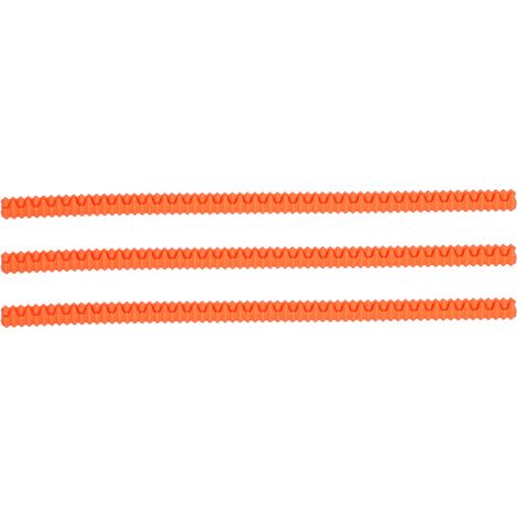 Lot de 3 Protège-grille Four en Silicone Antibrûlure pour Micro-ondes, Orange (1/5)