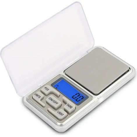 Super Précision 500 g/0.01 g Mini Balance de poche - Argent