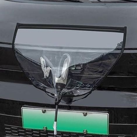 Cache port charge EV – Nosheir – Aimant puissant & fenêtre transparente – Étanche pluie/neige pour voiture électrique (1/4)