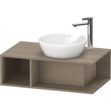 Support de lavabo D-NEO Compact de Fach gauche 260x800x480mm chêne terra (1/5)
