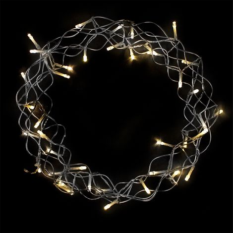 LED Hängekranz / Tischdekoration Metall Ø30cm-DLK061WT-prime (1/2)