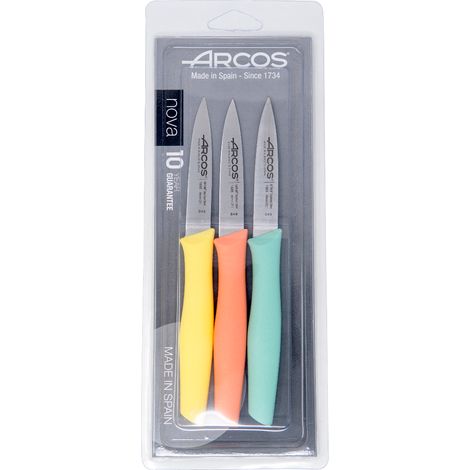 Nova Mondadores Messerset - Arcos 859800 Küchenmesserset, Varios Colores, Edelstahl, Multicolor.