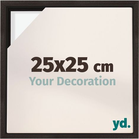 Your Decoration - Cadre flottant - Chene Fonce - Cadre en caisse américaine pour toile sur chassis - MDF - Lyon (1/5)