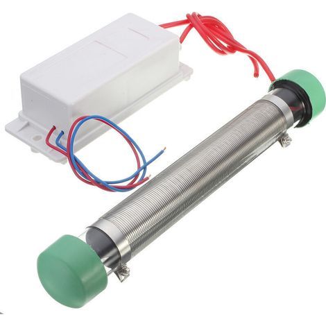 Ozongenerator mit Quarzrohr (7,5 g/h), Wasser- und Luftreiniger, Ozonisator für Gemüse-, Obst- und Aquarien (1/4)