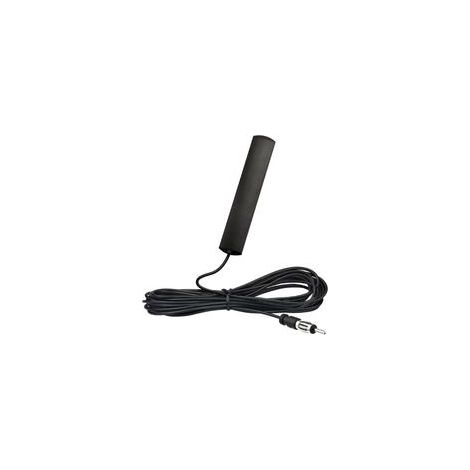 Antenne Autoradio Voiture Brise Collante Adaptateur Fiche DIN avec 3m Câble Compatible avec Auto Camion Véhicule SUV Jeep FM AM Radio Amplificateur HD Lecteur (1/4)
