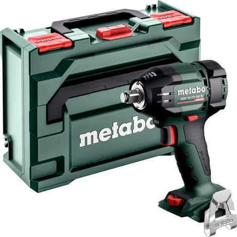 Metabo SSW 18 LTX 550 BL Atornillador de impacto a batería 18 V 550 Nm sin escobillas ( 602404840 ) + metaBOX - sin batería, sin cargador