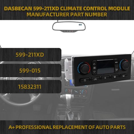 599-211XD 15832311 Klimaanlagen-Temperaturregler-Modulschalter, passend für Chevrolet, GMC und Cadillac (1/4)