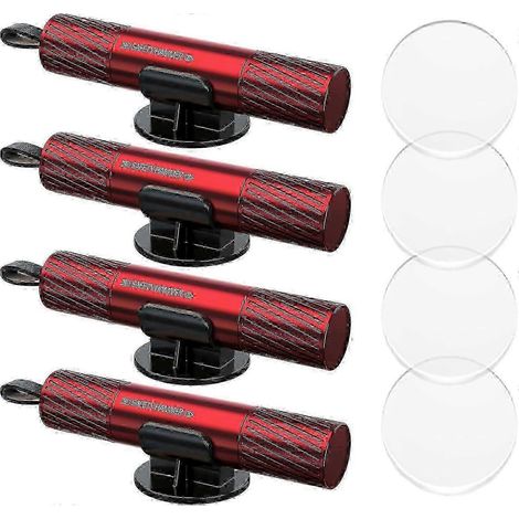 Lot de 4 marteaux de sécurité et couteaux de ceinture pour voiture - Édition Marteau de sécurité 0820