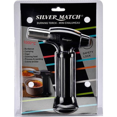 Torcia da cucina professionale nera compatta Silver Match (1/4)