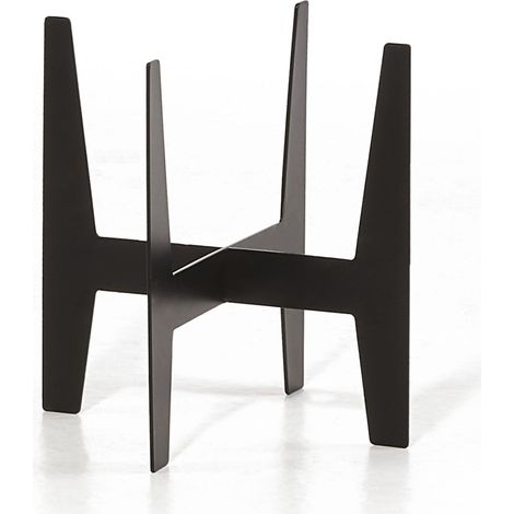 Ecopots Stilts 20 für Blumentopf - L 22 cm x H 22 cm - Schwarz - Innen- und Außenbereich