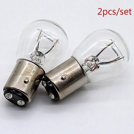 Lot de 2 ampoules jaunes 1157 Bay15D 21/5W pour feux arrière de voiture (freins). (1/4)