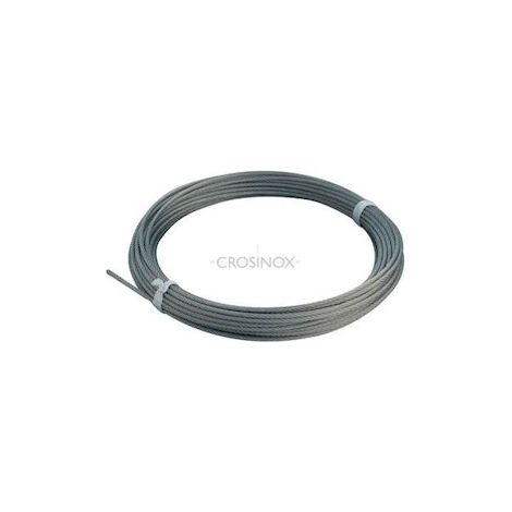 Câble inox 316 pour garde corps et main courante TOURET CABLE - Diamètre du tube : 5 mm - Longueur : 100 mL - CROSO