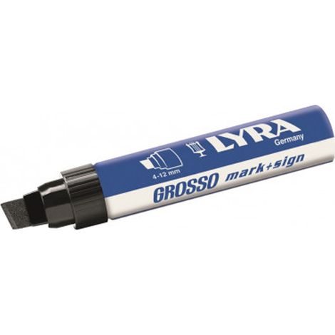 Marqueur GROSSO noir - LYRA - L4030099 (1/7)