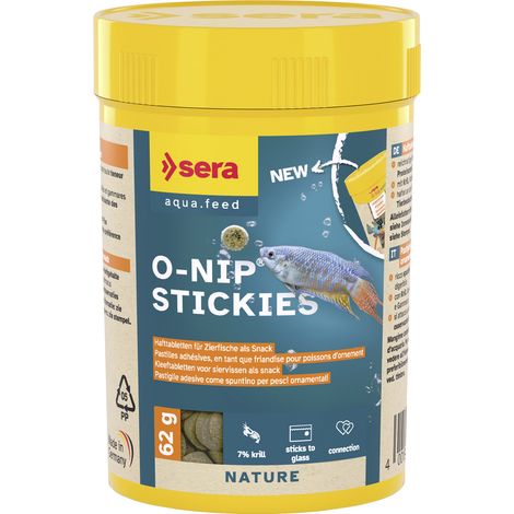 Sera Fischfutter O-Nip Stickies 100 Tabs Fischfutter