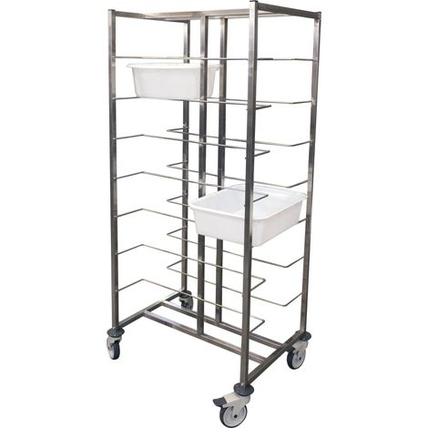 Echelle Inox Soudée pour 16 Bacs - L2G