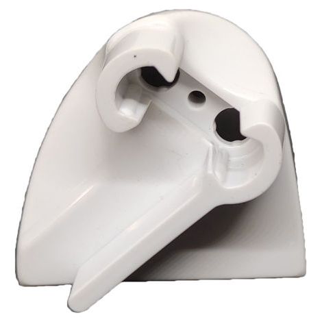 Ricambio gruppo guida BIANCO per porta 286 girato Teuco 81217301 (1/2)