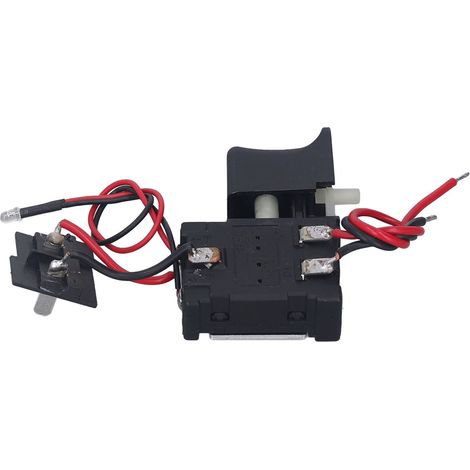 Interrupteur à gâchette universel pour perceuse sans fil, variateur de vitesse réglable CW/CCW avec témoin lumineux, 7,224 V CC, 16 A (1/5)