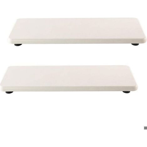 Lot de 2 plateaux absorbants en pierre, porte-savon pour évier de cuisine/salle de bain, plateau en diatomite pour flacons (1/4)