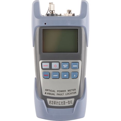 Optisches Wattmeter (650 nm), hochpräzises Lichtmessgerät für Glasfaserkabel (7 Wellenlängen), Fehlererkennung, 1 MW (1/5)