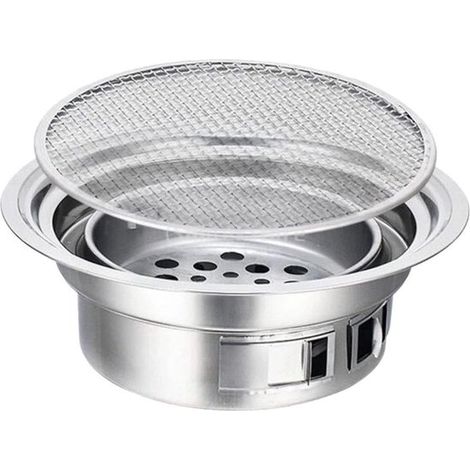 Ensemble d'ustensiles pour barbecue - Barbecue à charbon antiadhésif, barbecue d'intérieur pour la cuisine et le jardin, plat à rôtir pour l'extérieur (1/2)