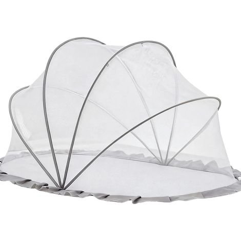 Moustiquaire universelle pour bébé, moustiquaire respirante pour berceau, moustiquaire de voyage à mailles fines pour berceau, tente de berceau pliable et portable, convient aux berceaux de voyage, au (1/5)