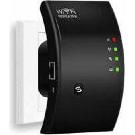 Répéteur WiFi, Amplificateur WiFi Puissant, WiFi Extender N300, WiFi Signal Booster, 1 Port Ethernet, Couvre jusqu'à 200㎡, Facile à Installer, Compatible avec Toutes Les Box Internet (1/5)