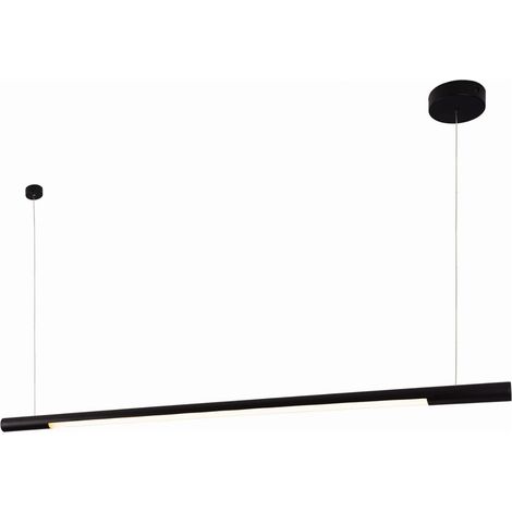 Suspension noire barre 150 cm LED 26W P0358 Maxlight (1/2)