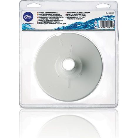 Skimmer piscina - piatto adattatore puliscifondo Gre (1/3)