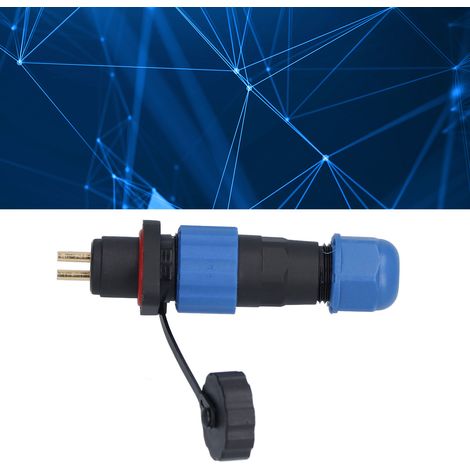 SP13 Flanschstecker, wasserdicht, für die Luftfahrt IP68, Stecker und Buchse, 2 Pins (1/5)
