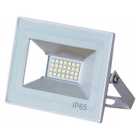 Proyector tarin ip65 1x20w led 1000lm 6500k 120°l.11,5xan.3xal.8,5cm blanco