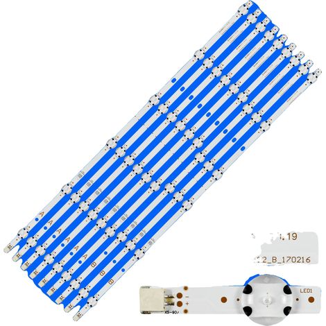 LED-Hintergrundbeleuchtungsstreifen, Länge 577 mm, 6 LED-Perlen pro Streifen, 3V Spannung pro LED, kompatibel mit mehreren TV-Modellen, neuwertiger (1/5)