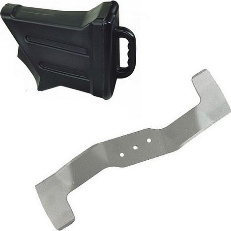 Oleo Mac – Kit mulching tondeuse Staub – Compatible S500, SC500, SP500 – 1 lame, 1 bouchon, 1 support métal – Performance de coupe optimisée