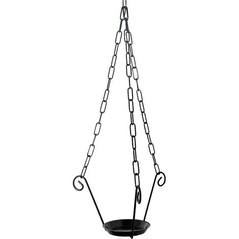 PORTAVASO A SOSPENSIONE h. 95 x Ø 25 cm. - METALLURGICA BUZZI