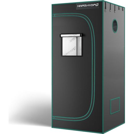 Mars Hydro Growbox GrowZelt 70x70x160cm Indoor Pflanzenzelt Growroom Darkroom Growschrank Gewächshaus Grow Tent 1680D