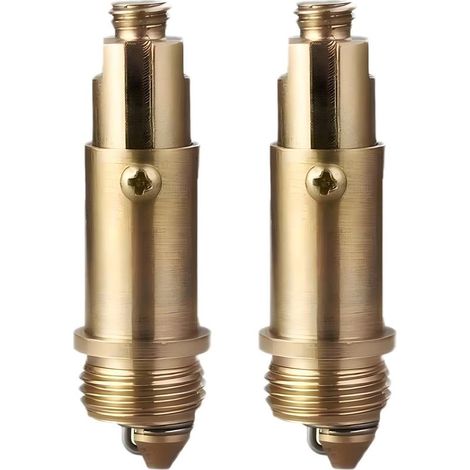 Lot de 2 Bouchons d'évier Pop-up Universels, Remplacement Boulons Vidange Bouchons de Vidange Pop-up pour Lavabo Boulon en Laiton Laiton Jaune pour la Plupart des Bouchons de Baignoire de Salle (1/5)