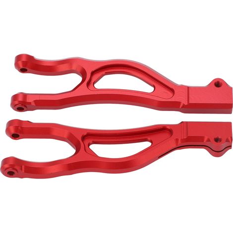 2PCS Bras de Suspension en Alliage d'Aluminium Haute Performance pour Traxxas Outcast 8S Rouge (1/5)