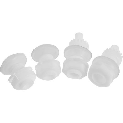 2 Ensembles Toilette Wc Blanc en Plastique (1/5)