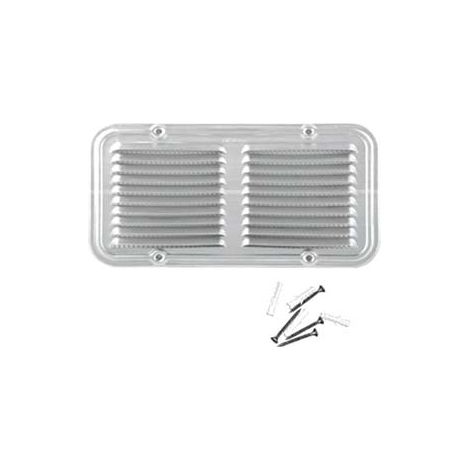GRIGLIA AERAZIONE RETTANGOLARE IN ALLUMINIO- - cm.36x14h. - 4 pezzi
