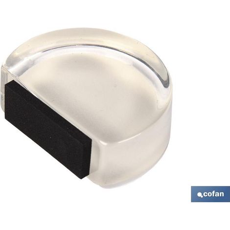COFAN tope adhesivo plano de metacrilato venta unitaria , Tope adhesivo plano Metacrilato en blíster.