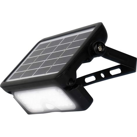 Luceco LED Solar Guardian PIR Proiettore 550LM IP65 4000K Nero, 5 Watt (1/5)