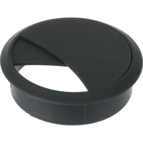 Passe-câble rond 70 mm, plastique anthracite H20 Riex EK72 (1/2)