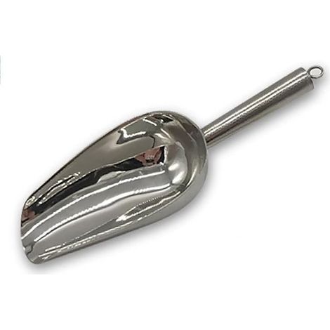 Paletta in acciaio inox, cucchiaio dosatore multifunzionale per cucina e bar, per ghiaccio, alimenti secchi, caramelle, popcorn, spezie, farina (4, 21 (1/5)