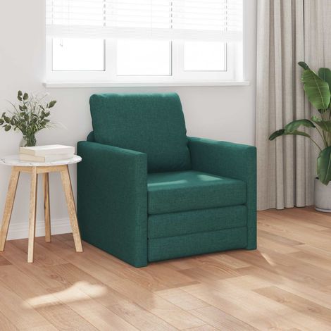 Schlafsofa Dunkelgrün 74 x 77 x 81 cm Stoff
