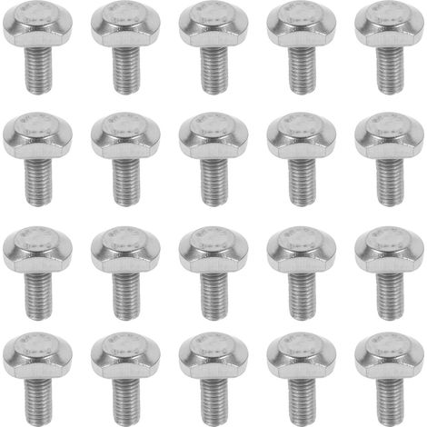 Healeved Lot de 24 boulons en T robustes acier inoxydable pour fixations industrielles, avec une