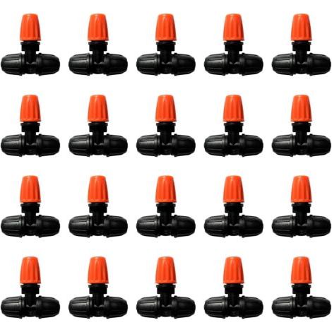 20 Buse D'atomisation, Réglable, Plastique, Tuyau 4/7 mm, Jardin (1/5)