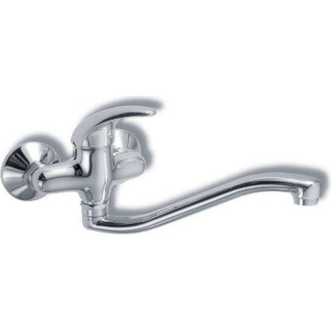 Novaservis Metalia 55 - Waschtisch-Wandbatterie 10 cm, Chrom 55074,0