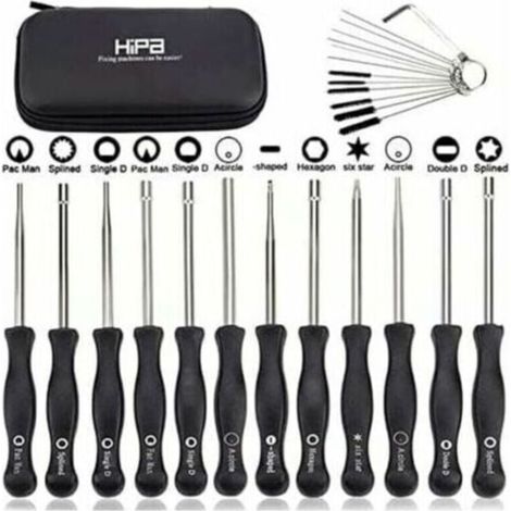 Ensemble de 12 outils de réglage de carburateur et tournevis de réglage pour moteur à 2 temps, pour débroussailleuses, tronçonneuses Poulan, Husqvarna, STHIL, Echo...DEBUNS