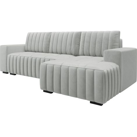 Sofá rinconero Columbus 154, Manila 14, Función de descanso, Almacenaje, 240x140x85cm, 0