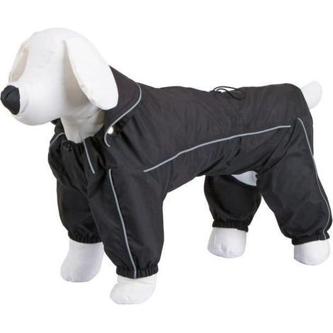 Kerbl Manchester Regenmantel schwarz Größe XXXL für Hunde